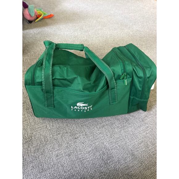 Lacoste perfume essential 90’s crocodile weekender duffle bag. NWT - Picture 1 of 10
